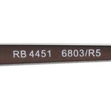 レイバン サングラス Ray-Ban RB4451 6803R5 50 53 ウェリントン