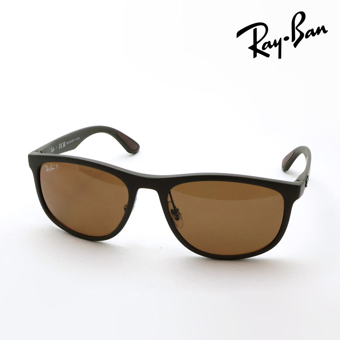 レイバン 偏光サングラス Ray-Ban RB4468 6124BB 59 LITEFORCE スクエア ブラウン系