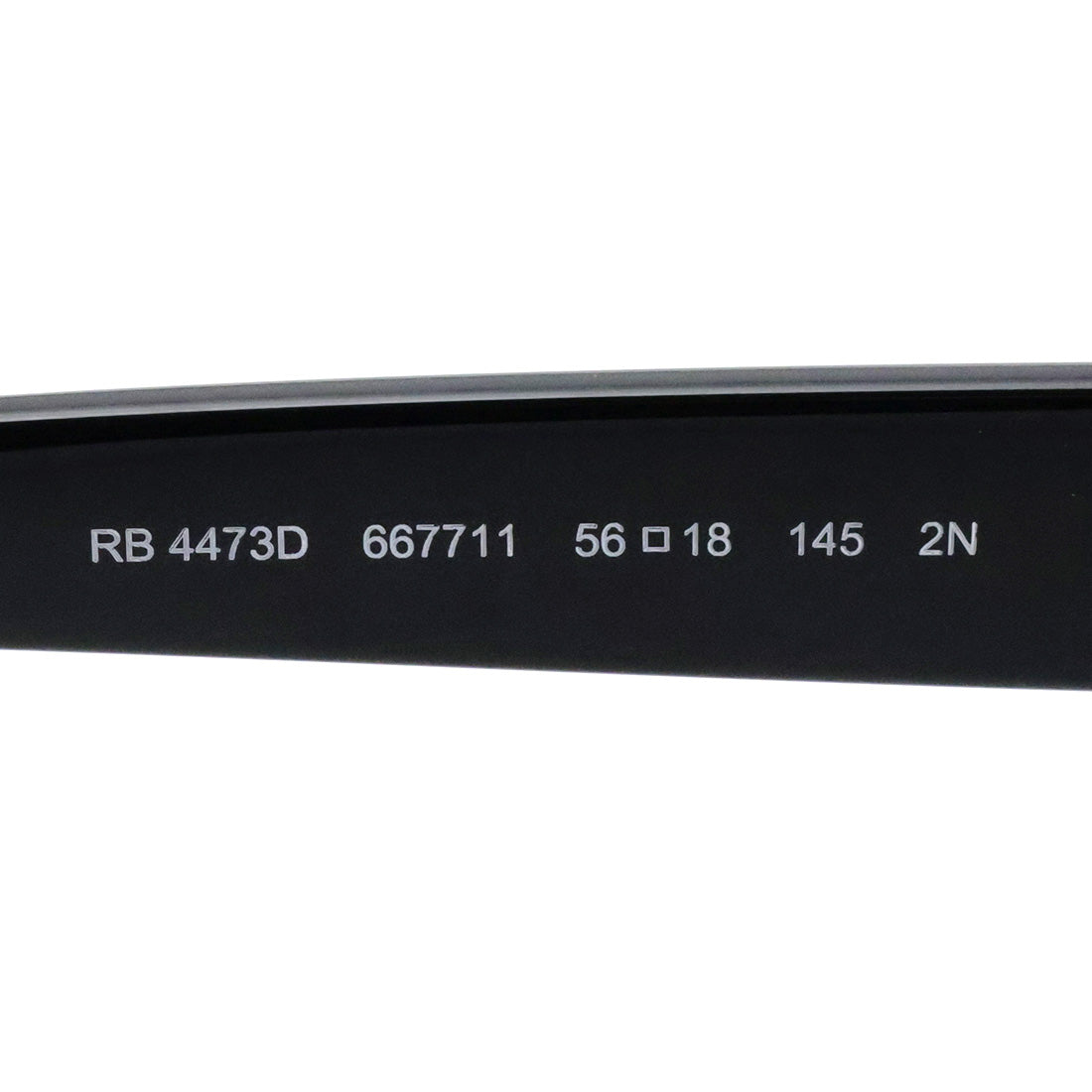 レイバン サングラス Ray-Ban RB4473D 667711 56 幾何学形 ジオメトリック スクエア ブラック系