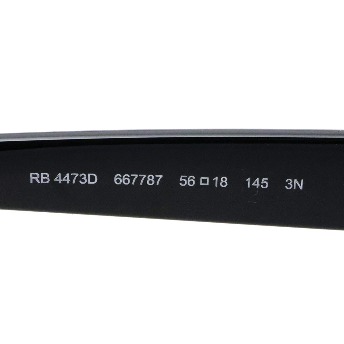 レイバン サングラス Ray-Ban RB4473D 667787 56 幾何学形 ジオメトリック スクエア ブラック系