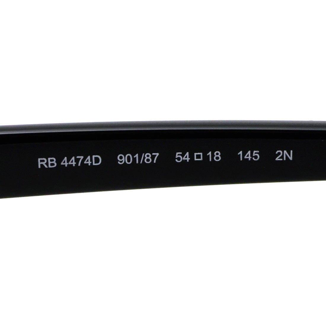 レイバン サングラス Ray-Ban RB4474D 90187 54 幾何学形 キャットアイ ブラック系