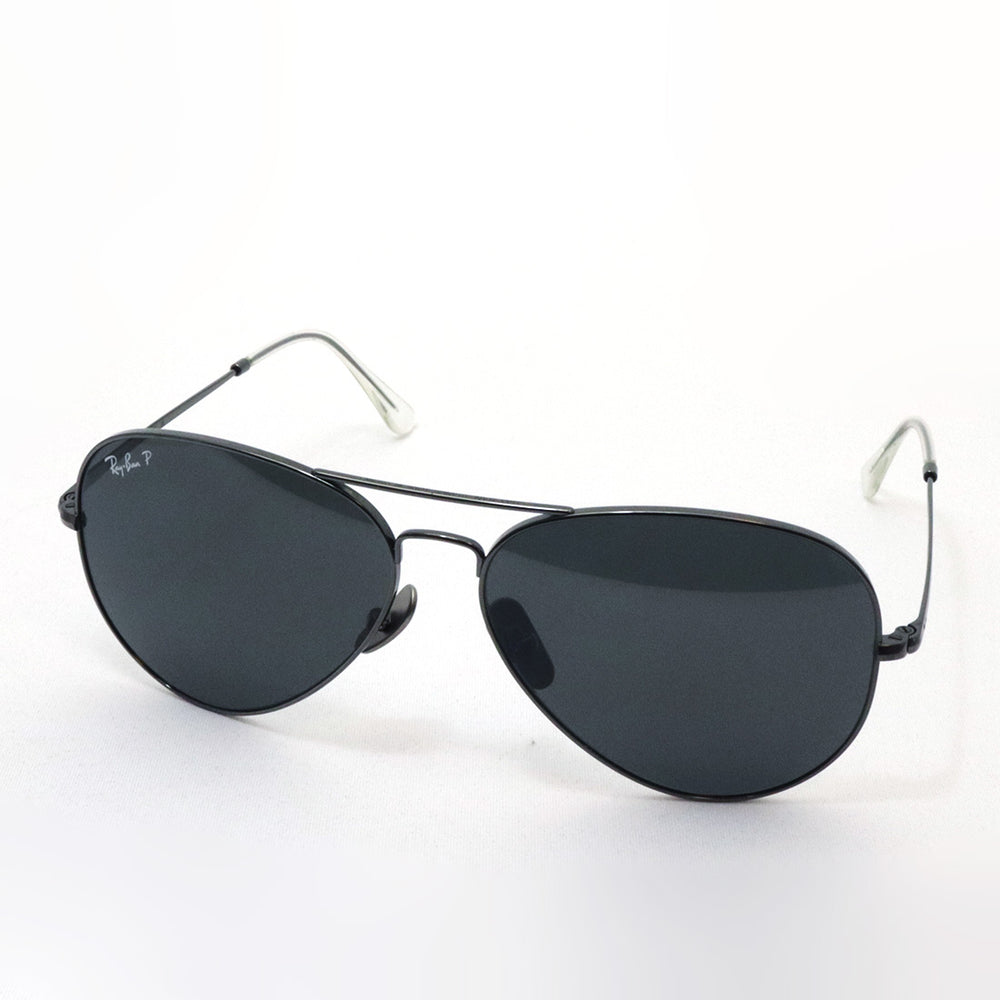 レイバン 偏光サングラス Ray-Ban AVIATOR TITANIUM アビエーター