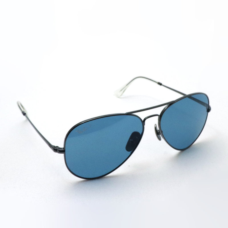 レイバン 偏光サングラス Ray-Ban AVIATOR TITANIUM アビエーター チタニウム RB8089 165S2 58 62 ティアドロップ