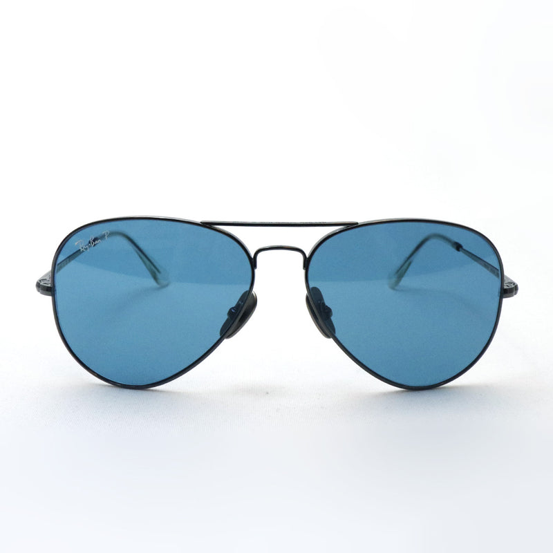 レイバン 偏光サングラス Ray-Ban AVIATOR TITANIUM アビエーター チタニウム RB8089 165S2 58 62 ティアドロップ