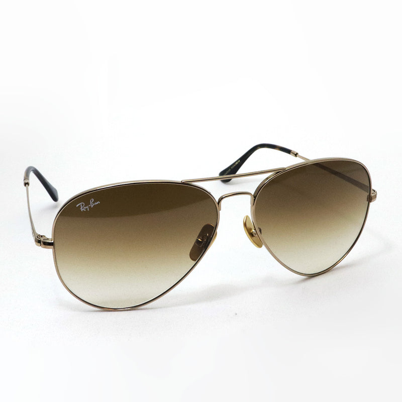 レイバン サングラス Ray-Ban AVIATOR TITANIUM アビエーター チタニウム RB8089 926551 58 62 ティアドロップ