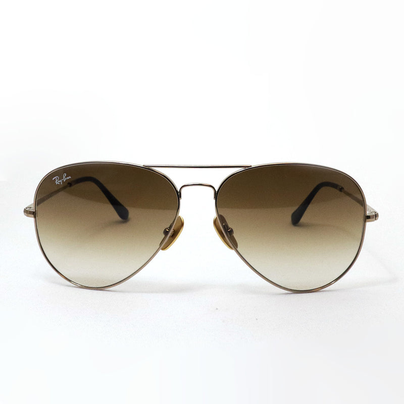 レイバン サングラス Ray-Ban AVIATOR TITANIUM アビエーター チタニウム RB8089 926551 58 62 ティアドロップ