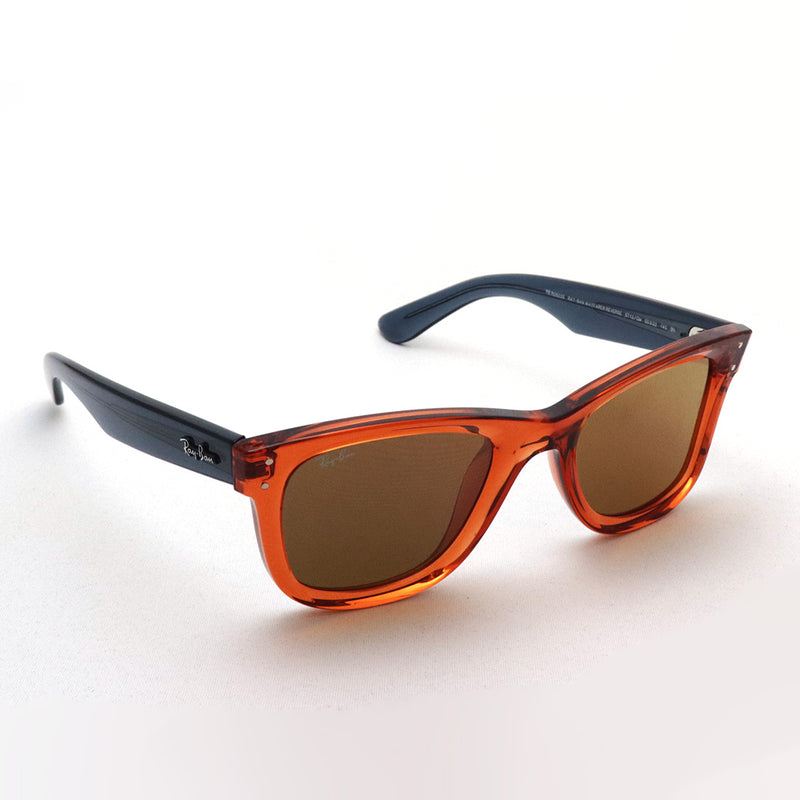 射线棕色太阳镜Ray-Ban RBR0502S 6712GM Wayfarer反向反向