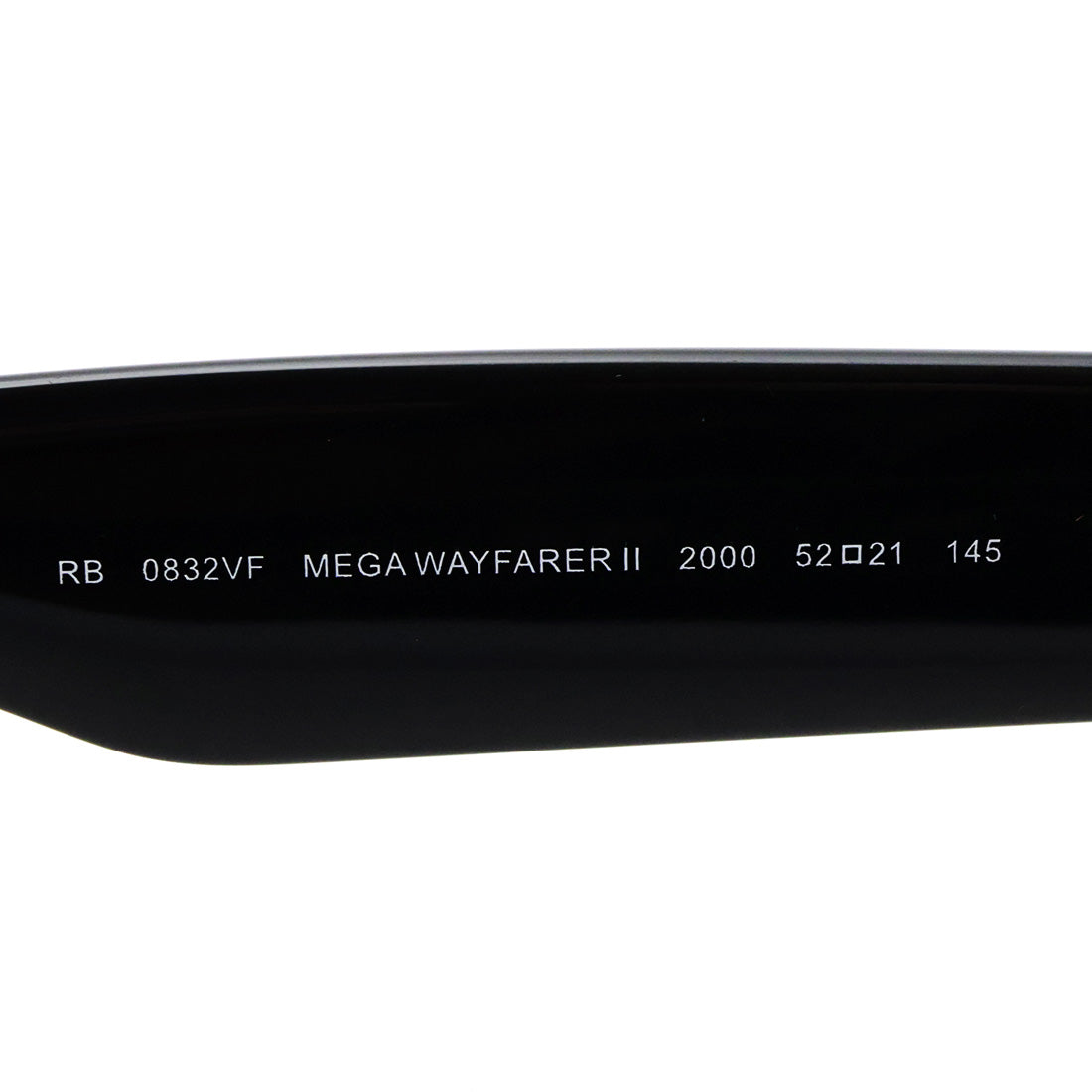 レイバン メガネ Ray-Ban RX0832VF 2000 52 MEGA WAYFARER II スクエア ブラック系