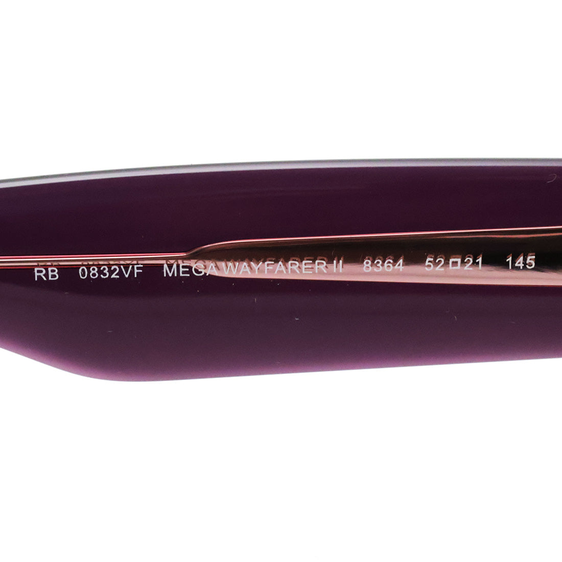 レイバン メガネ Ray-Ban RX0832VF 8364 52 MEGA WAYFARER II スクエア レッド系
