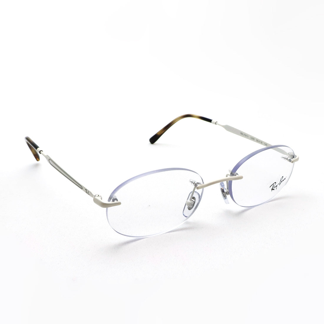 レイバン メガネ Ray-Ban RX3767V 3205 50 52 オーバル リムレス