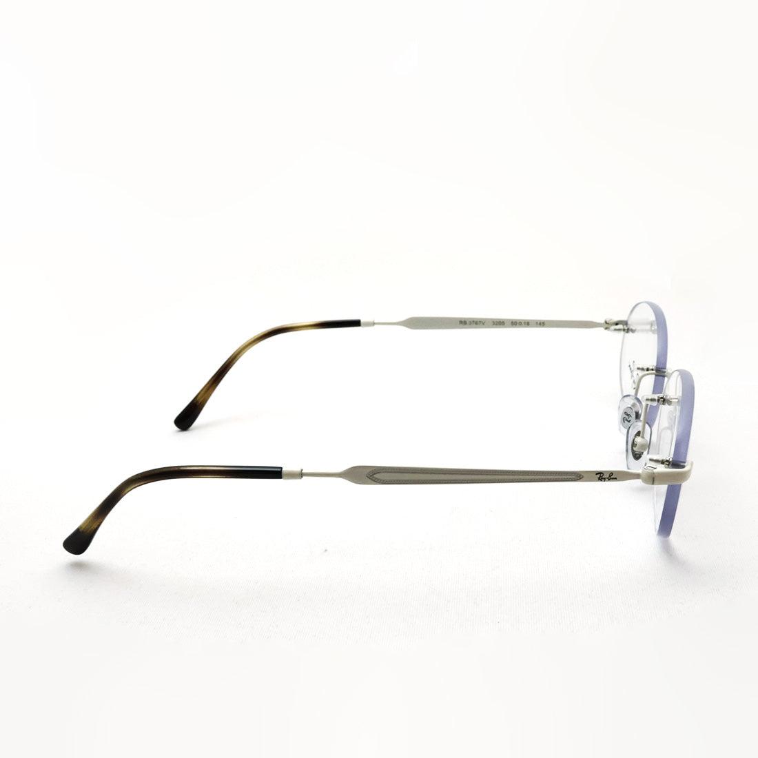 レイバン メガネ Ray-Ban RX3767V 3205 50 52 オーバル リムレス