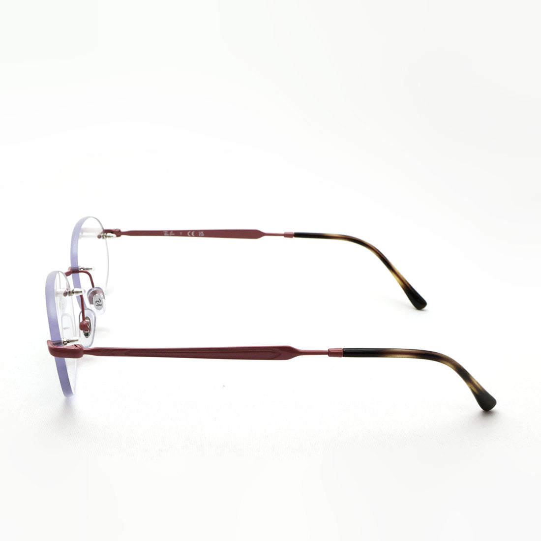 レイバン メガネ Ray-Ban RX3767V 3206 50 52 オーバル リムレス