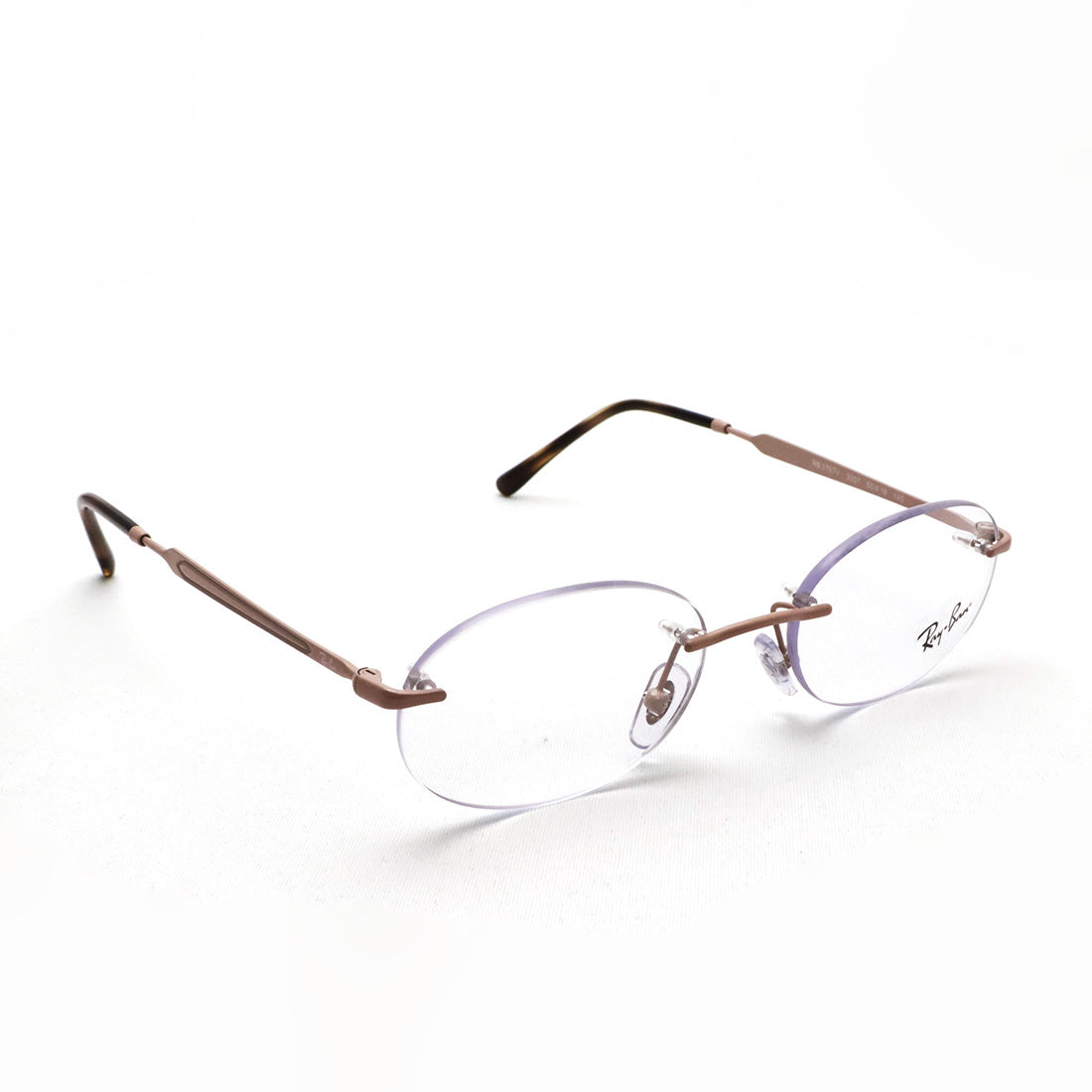 レイバン メガネ Ray-Ban RX3767V 3207 50 52 オーバル リムレス