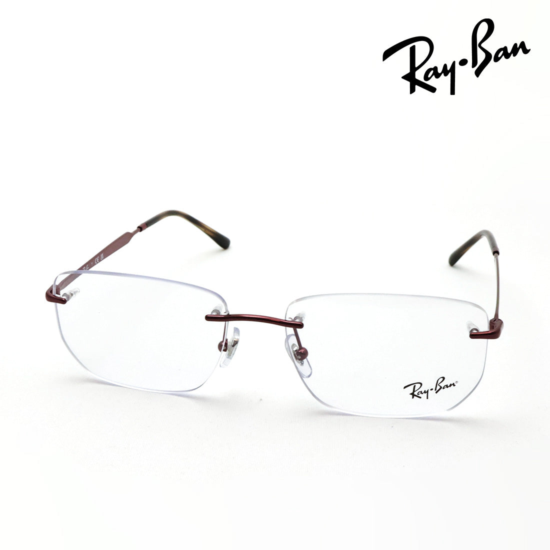 レイバン メガネ Ray-Ban RX3768V 3202 54 56 スクエア リムレス