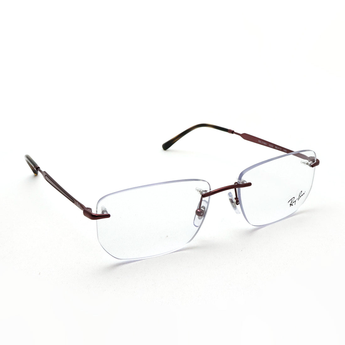 レイバン メガネ Ray-Ban RX3768V 3202 54 56 スクエア リムレス