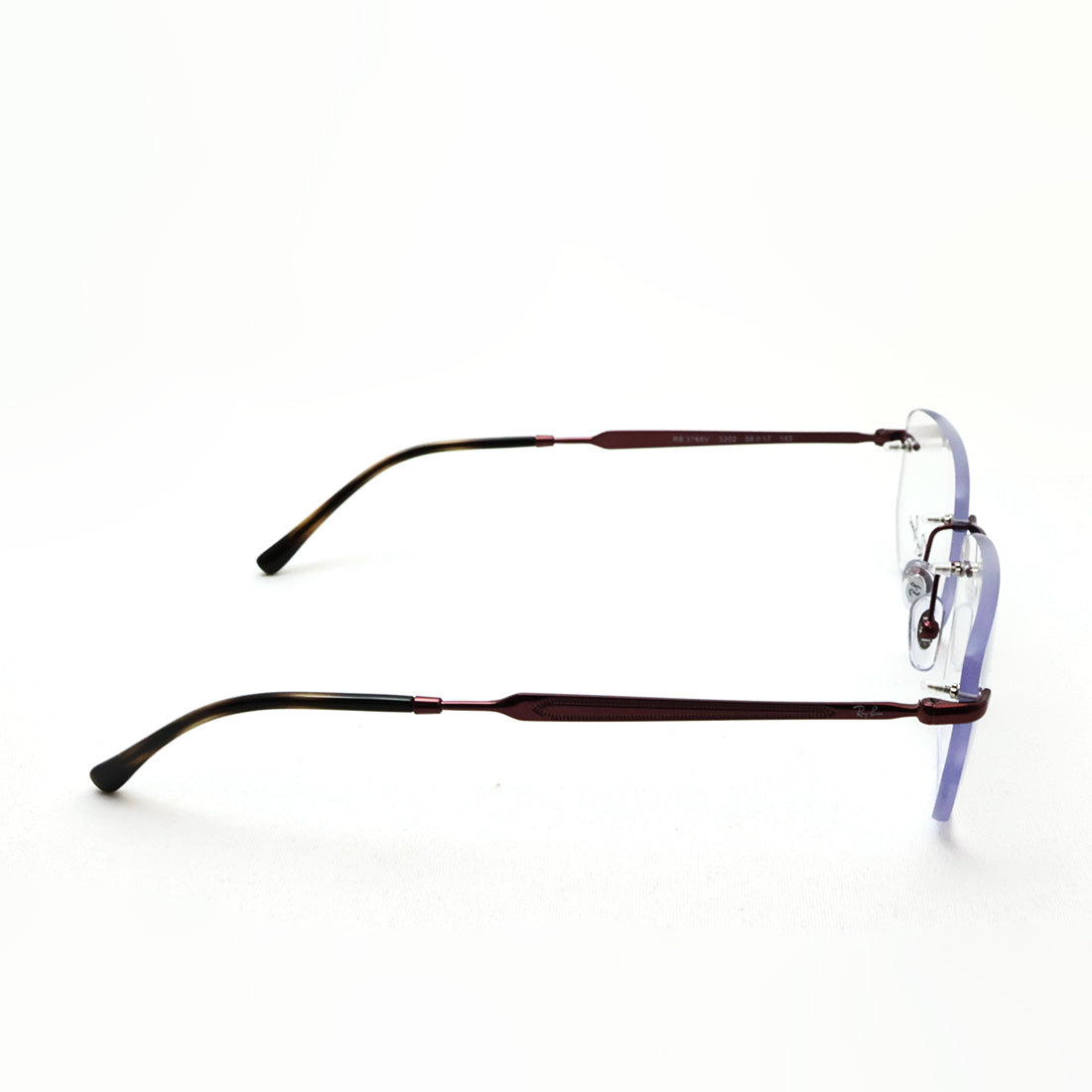 レイバン メガネ Ray-Ban RX3768V 3202 54 56 スクエア リムレス