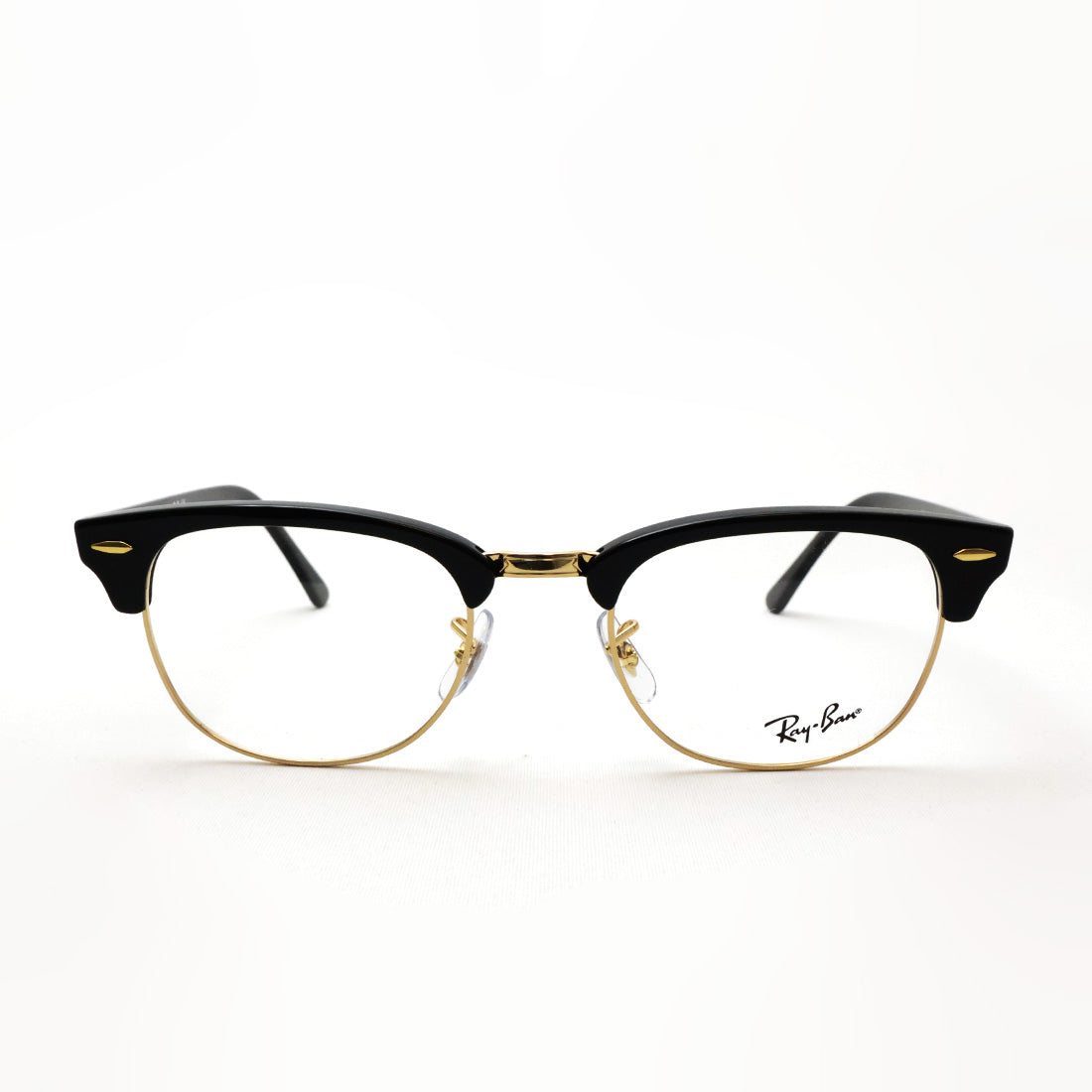 レイバン メガネ Ray-Ban RX5154 5784 49 51 53 クラブマスター ブロー ブラック系