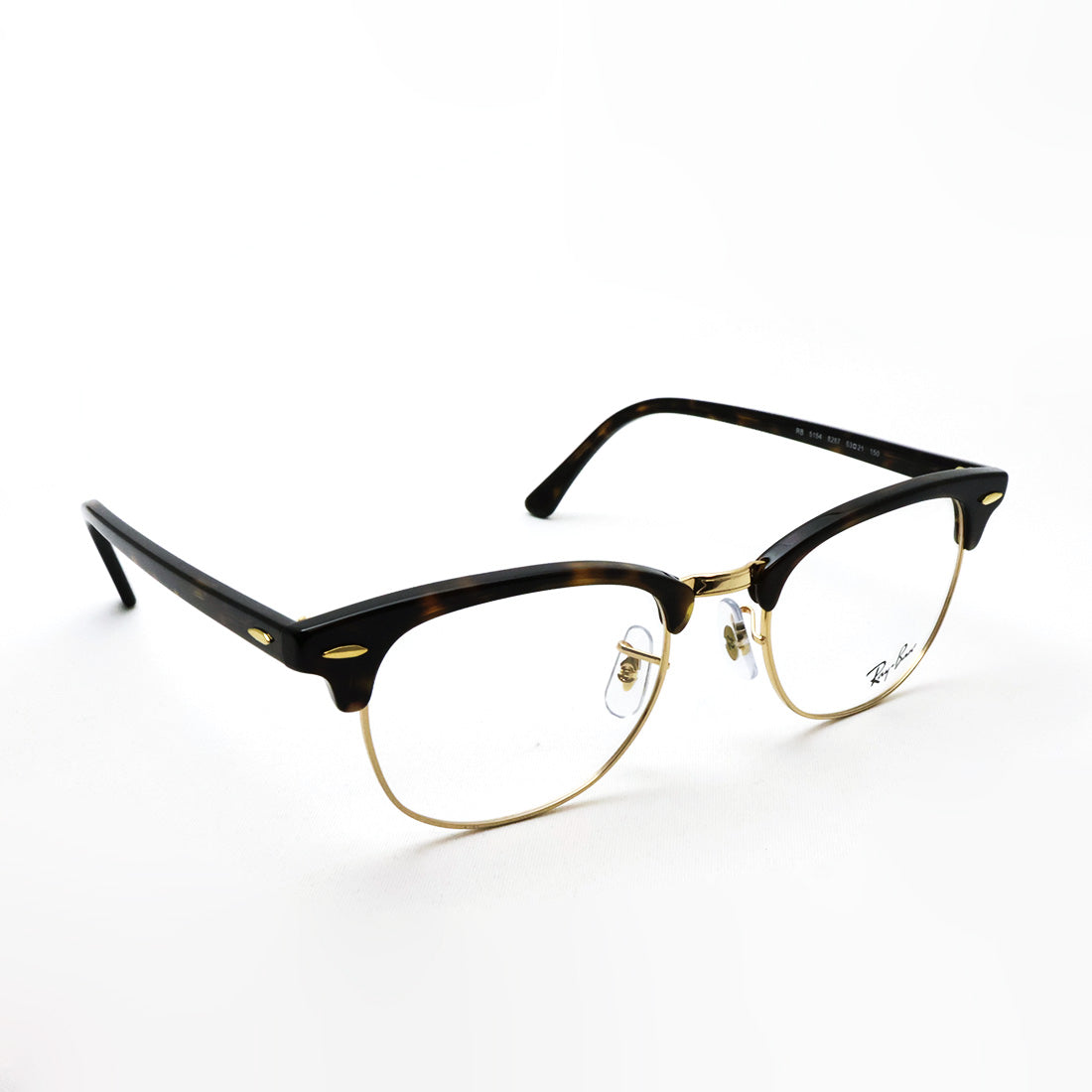 レイバン メガネ Ray-Ban RX5154 8287 49 51 53 クラブマスター ブロー トータス系