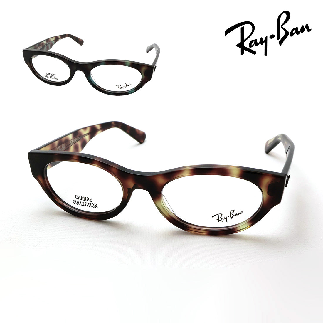 レイバン メガネ Ray-Ban RX5447 8458 51 53 オーバル OPTICS CHANGE