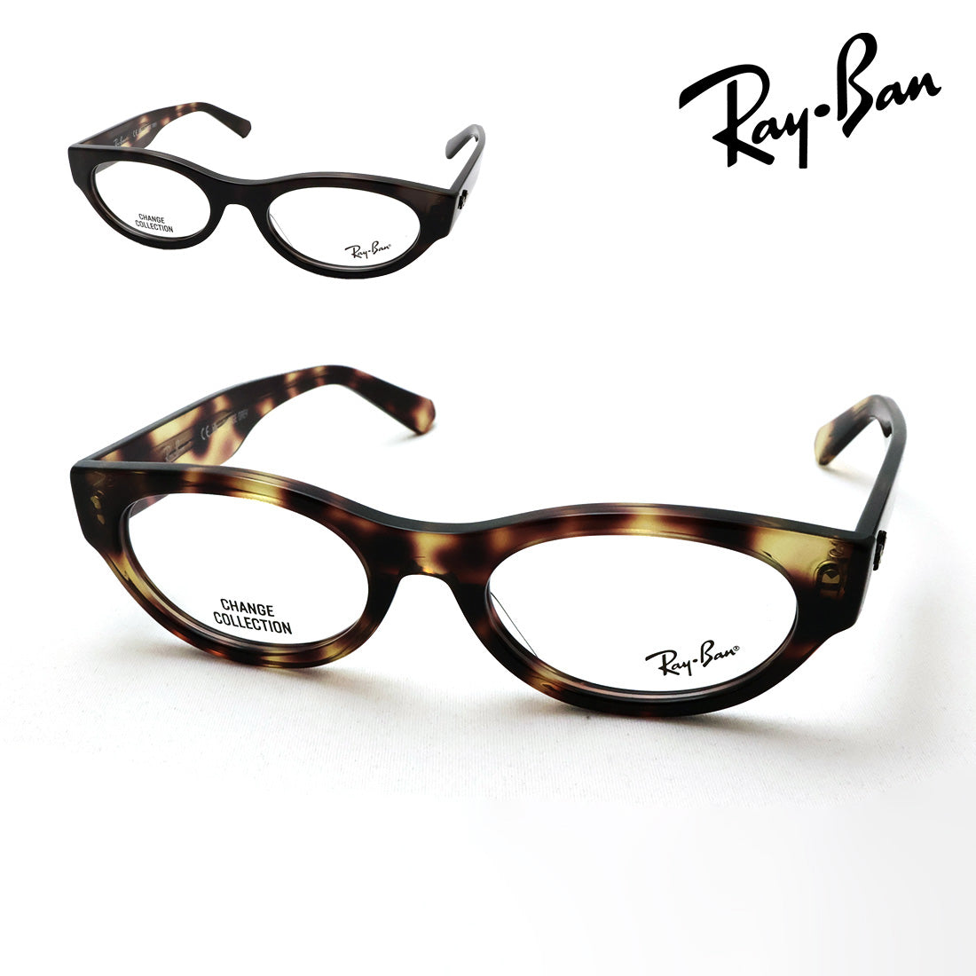 レイバン メガネ Ray-Ban OPTICS CHANGE RX5447 8461 51 53 オーバル