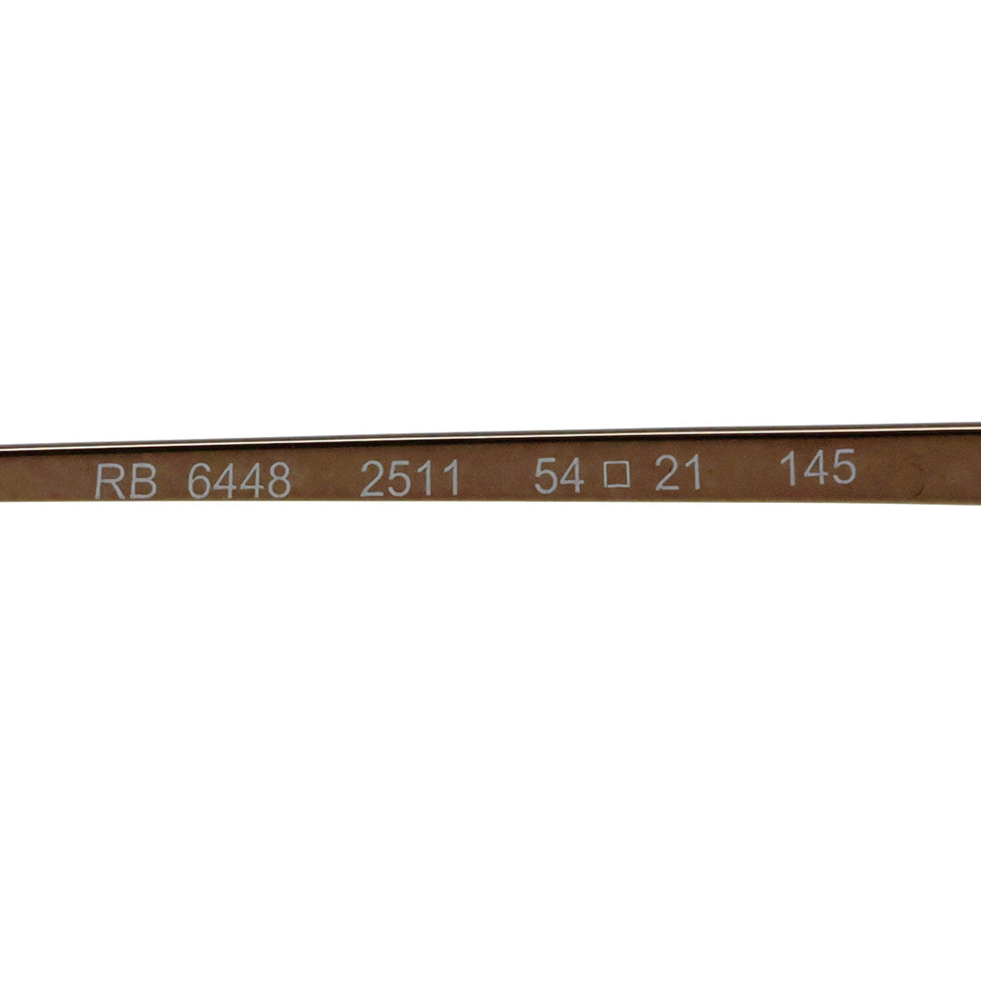 レイバン メガネ Ray-Ban RX6448 2511 スクエア ヘキサゴン ブラウン系