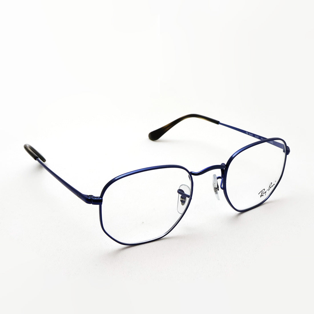 レイバン メガネ Ray-Ban RX6448 2520 スクエア ヘキサゴン ブルー系