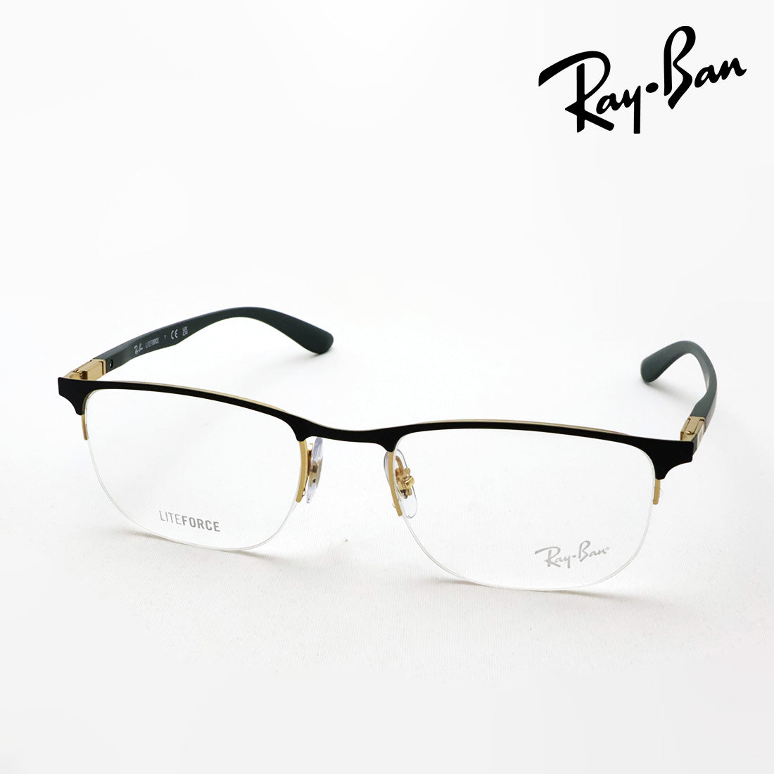レイバン メガネ Ray-Ban RX6513 2994 53 55 ハーフリム スクエア