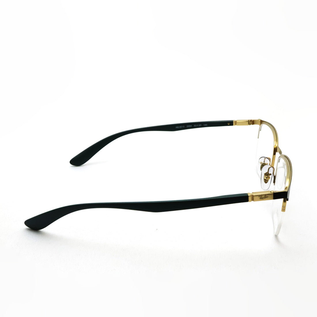 レイバン メガネ Ray-Ban RX6513 2994 53 55 ハーフリム スクエア