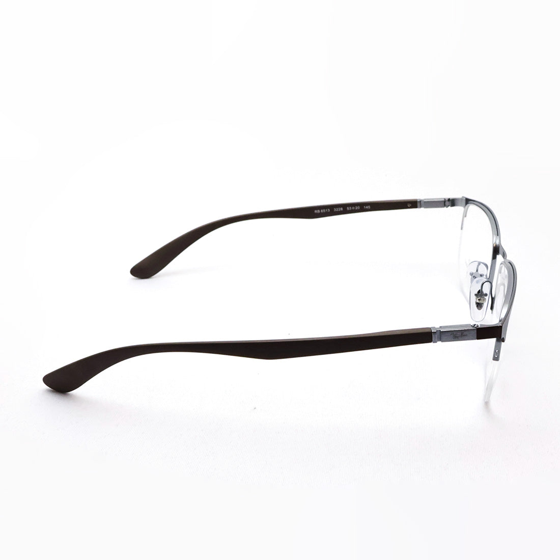レイバン メガネ Ray-Ban RX6513 3228 53 55 ハーフリム スクエア