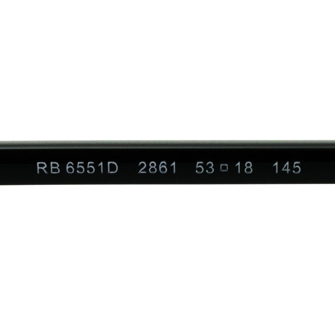 レイバン メガネ Ray-Ban RX6551D 2861 53 アジアンフィット スクエア