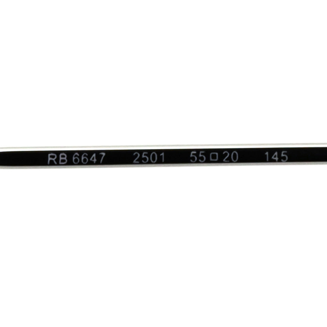 レイバン メガネ Ray-Ban RX6647 2501 53 55