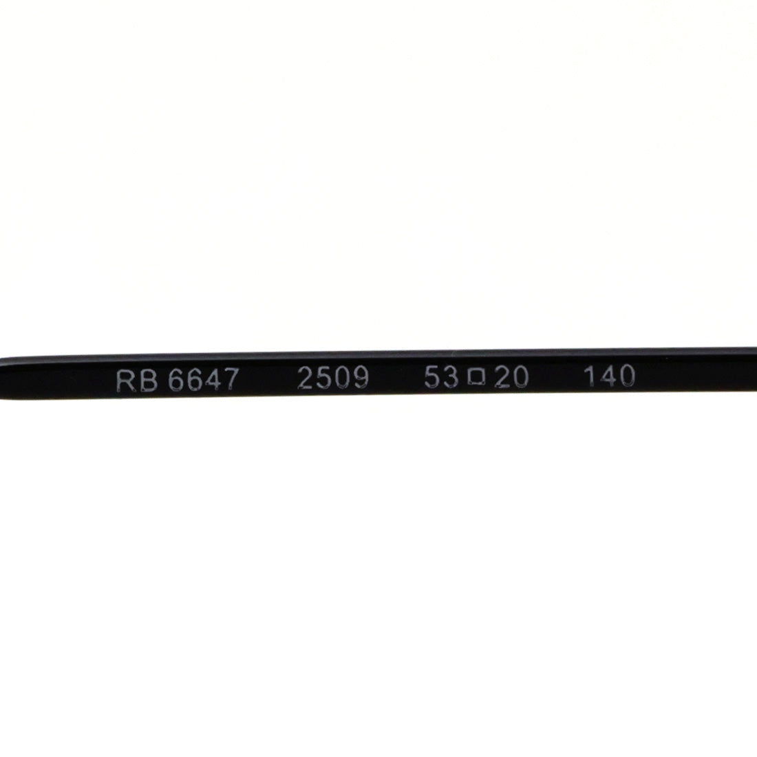 レイバン メガネ Ray-Ban RX6647 2509 53 55