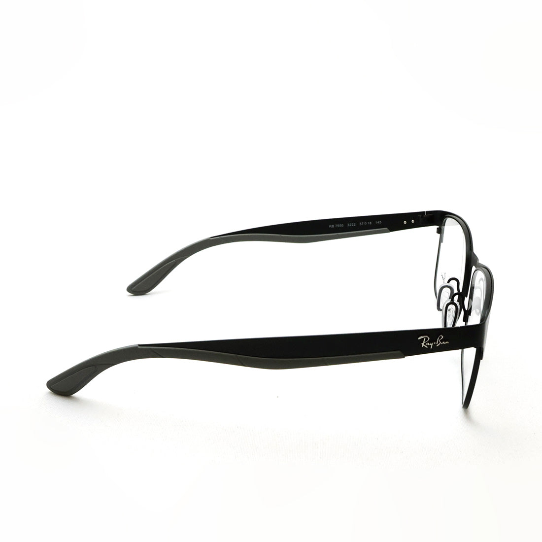 レイバン メガネ Ray-Ban RX7550 3222 55 57 チタン スクエア