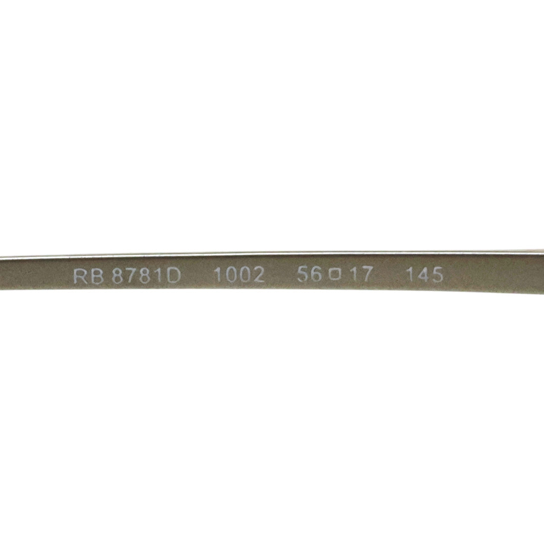レイバン メガネ Ray-Ban RX8781D 1002 56