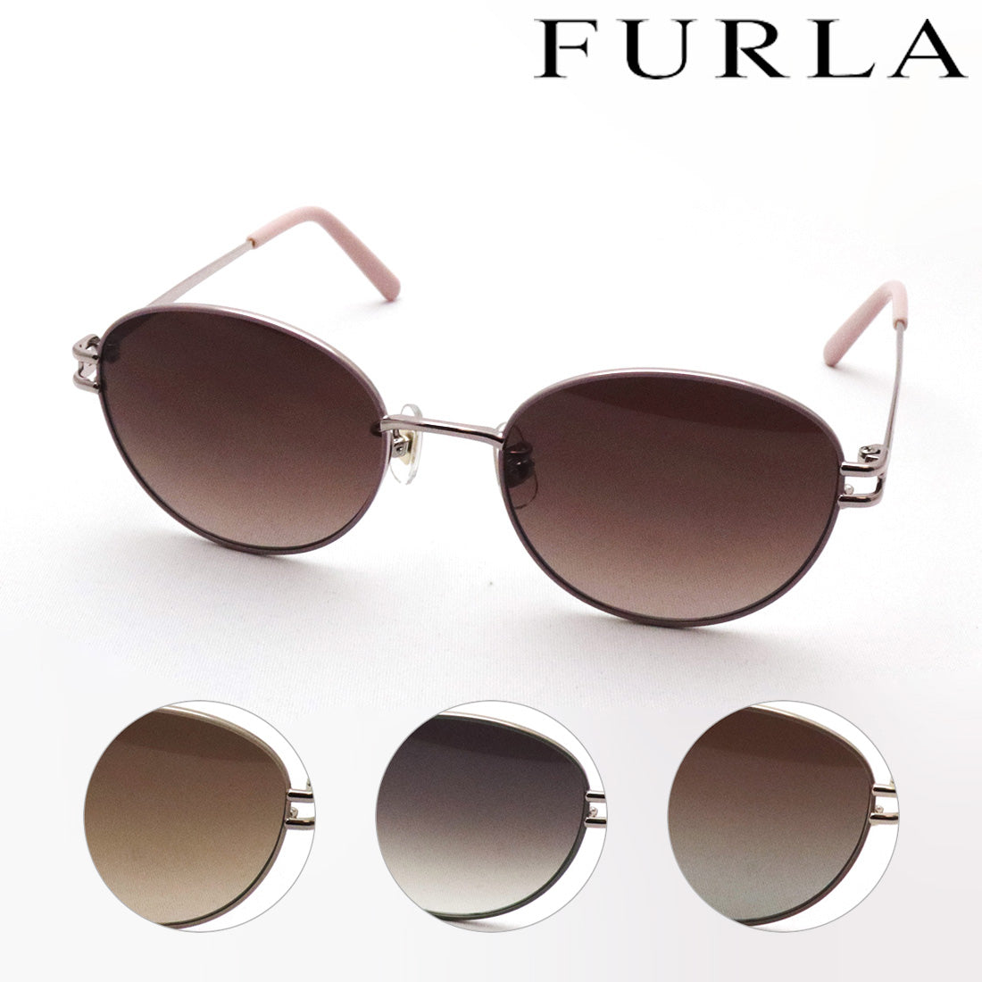 フルラ サングラス FURLA SFUA45J ジャパンモデル ラウンド