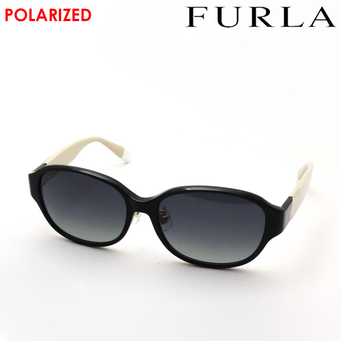 フルラ 偏光サングラス FURLA SFU849J 700P 55 オーバル