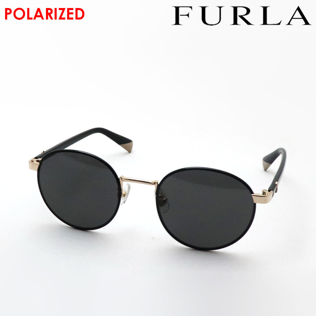 フルラ 偏光サングラス FURLA SFU854J 177P 51 ラウンド