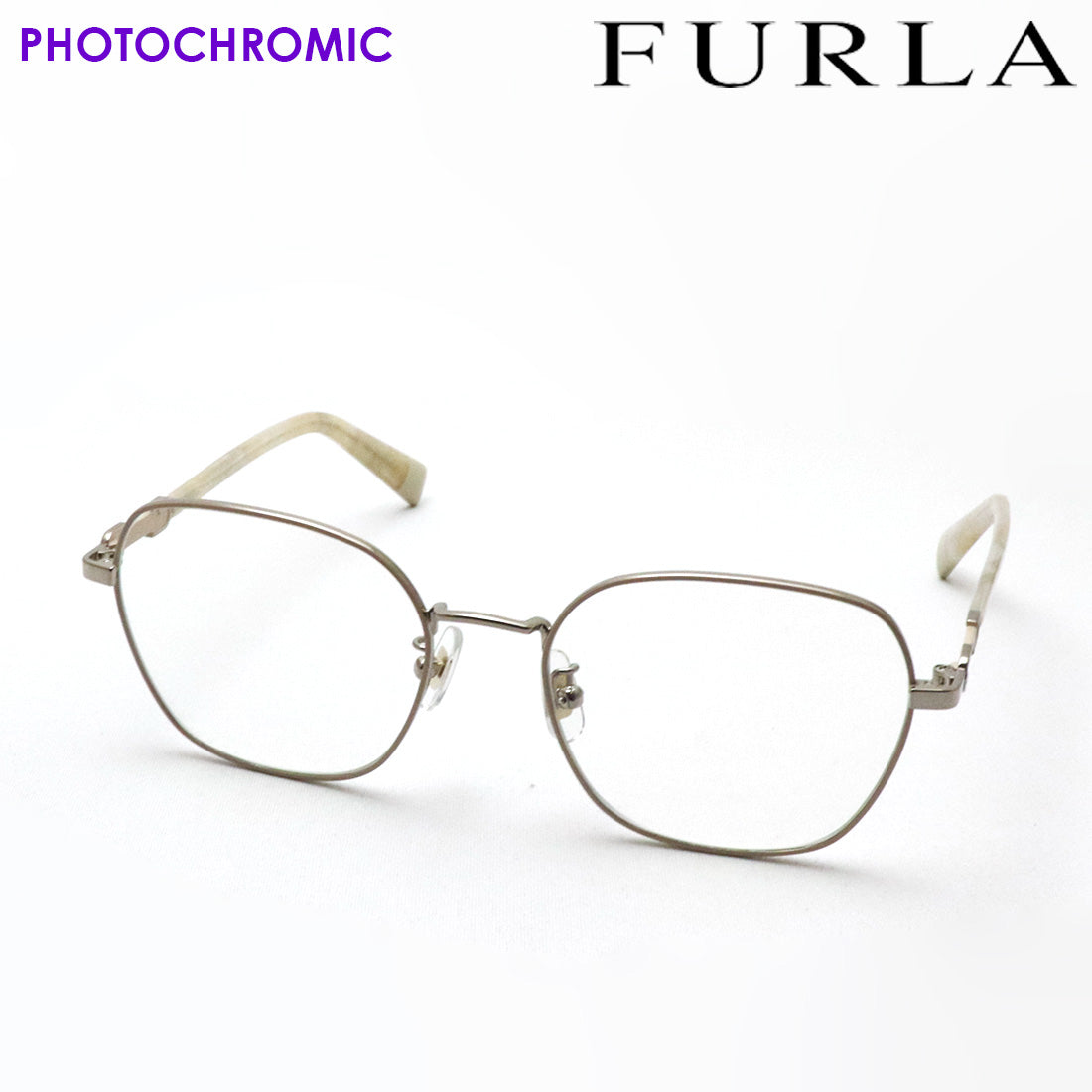 フルラ 調光サングラス FURLA SFU855J 0C1L 54 スクエア
