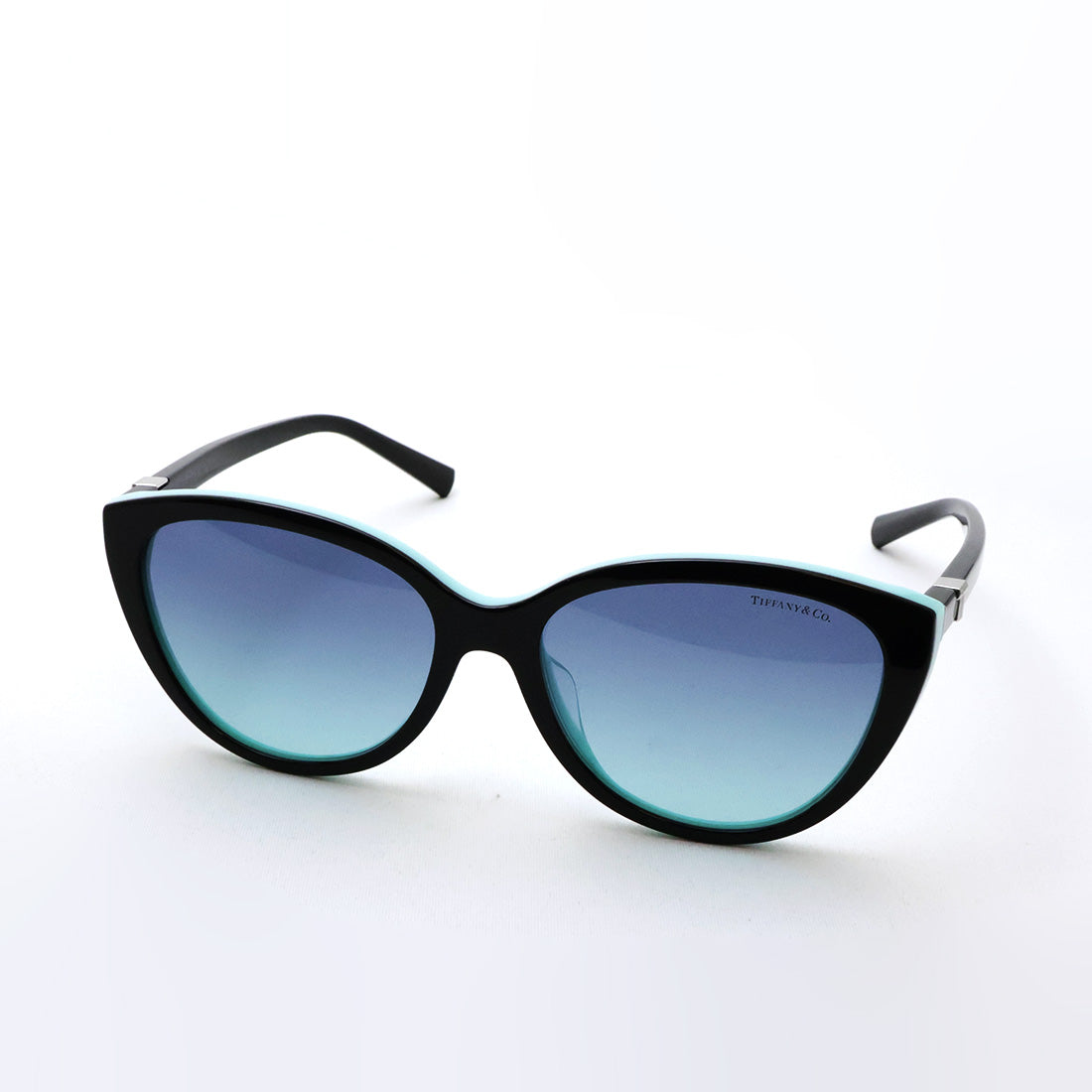 ティファニー サングラス TIFFANY&Co. TF4251F 80559S 56 キャットアイ ブラック系 ブルー系