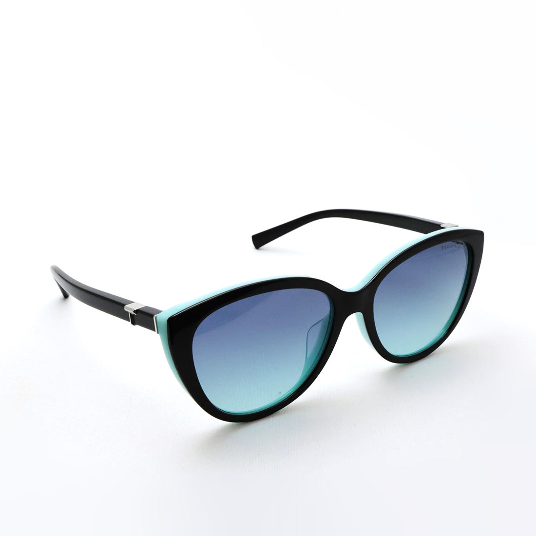 ティファニー サングラス TIFFANY&Co. TF4251F 80559S 56 キャットアイ ブラック系 ブルー系