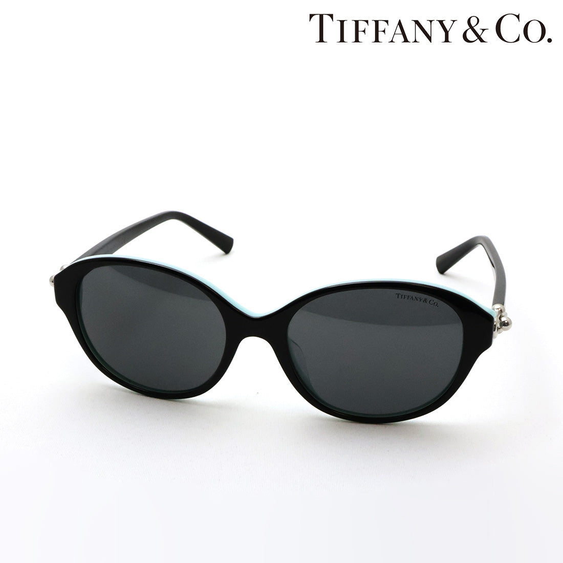 ティファニー サングラス TIFFANY&Co. TF4263D 8055S4 54 オーバル ブラック系