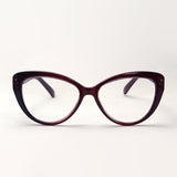 Hub Arrouch HAVE A LOOK Reading Glass CAT EYE Dark Red