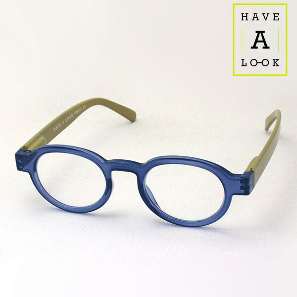 Hub Arrouch HAVE A LOOK Reading Glass CIRCLE TWIST Blue Lime
