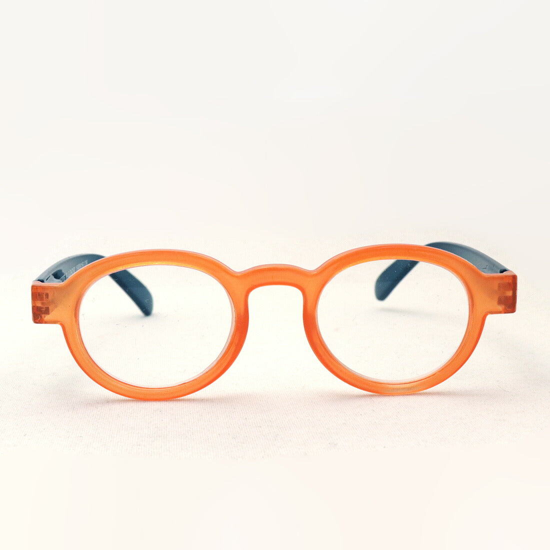 Hub Arrouch HAVE A LOOK Reading Glass CIRCLE TWIST Orange Blue