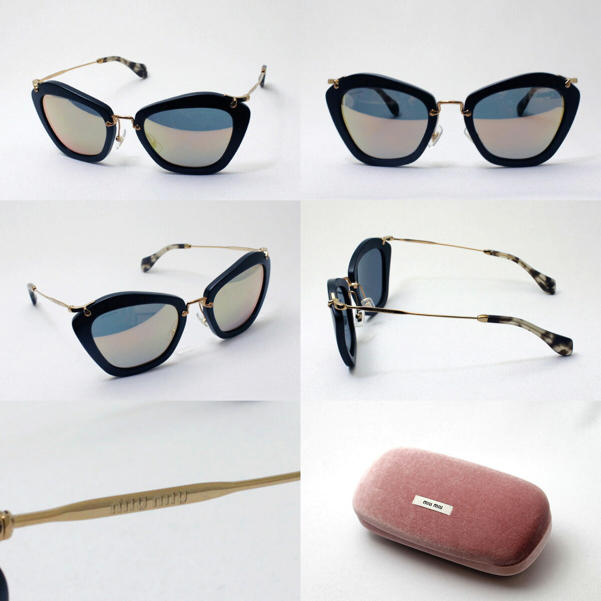 【miu miu】ミュウミュウ　オクタゴンサングラス miu MIUMIU ミュウミュウ サングラス 0MU 03ZS レディース