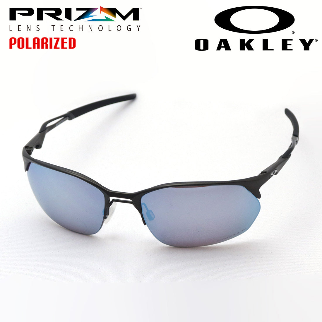 Oakley prisma gafas de sol polarizadas toque de alambre 2.0 oo4145-06 oakley wire toque 2.0 Prizm