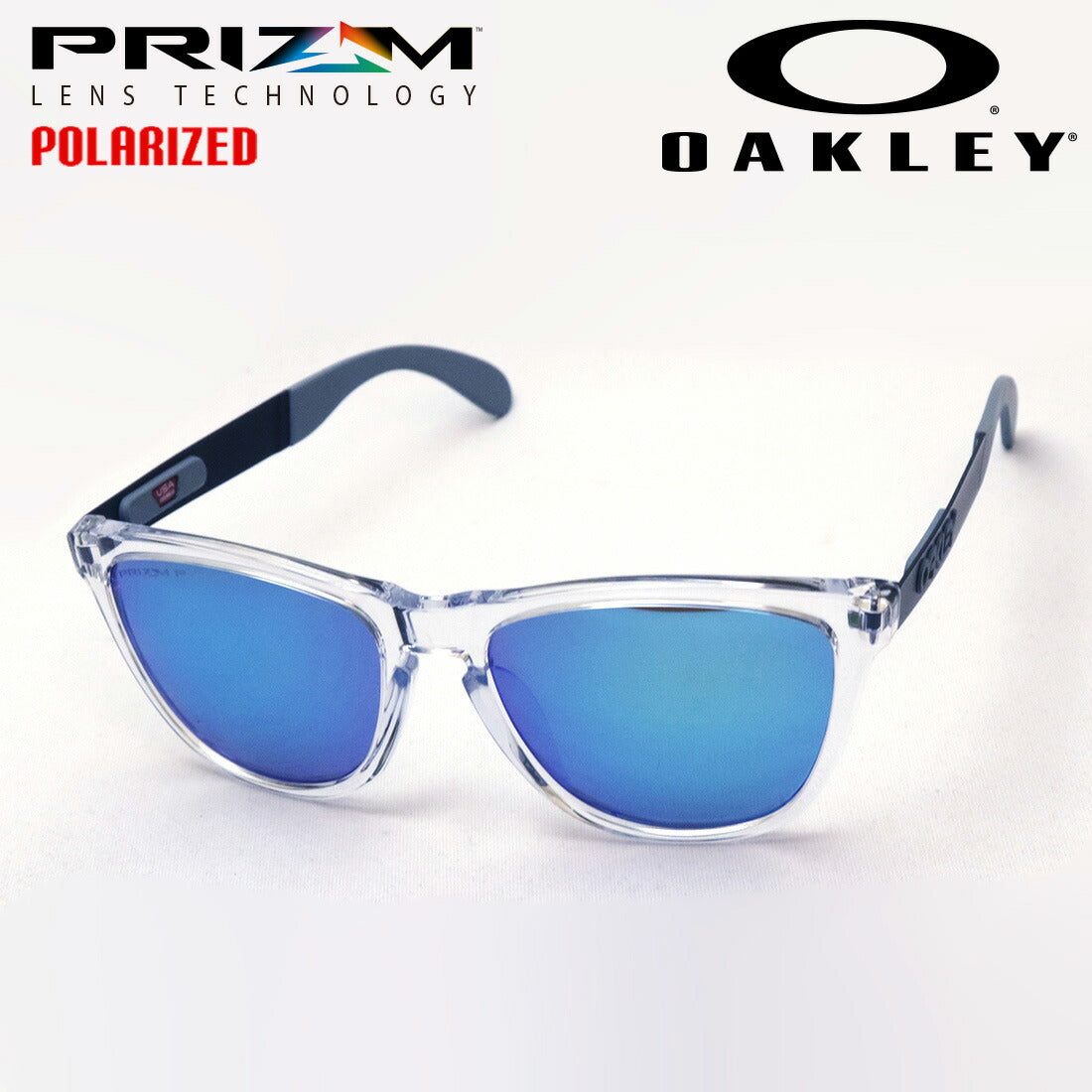 Oakley Polarized Sunglasses Prism Flog Skin Mixed Full Fit OO9428F-06 OAKLEY FROGSKINS MIX PRIZM LIFESTYLE
