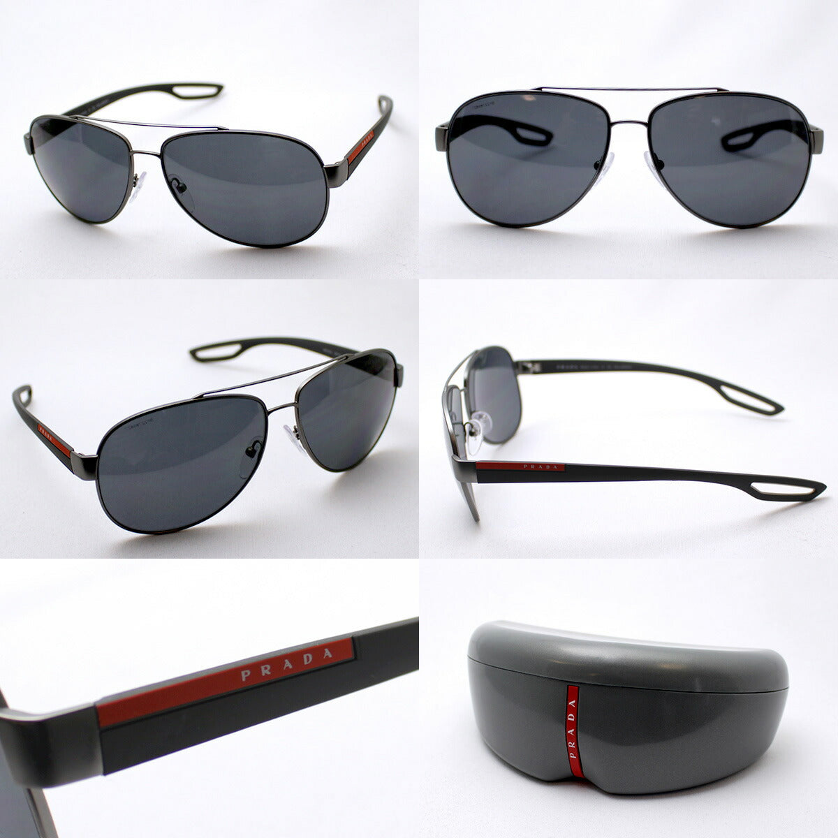 プラダリネアロッサ 偏光サングラス PRADA LINEA ROSSA PS55QS DG15Z1