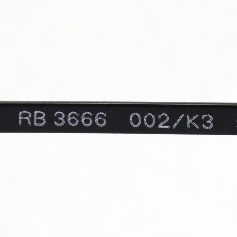射线阳台偏光太阳镜射线阳离子RB3666 002K3