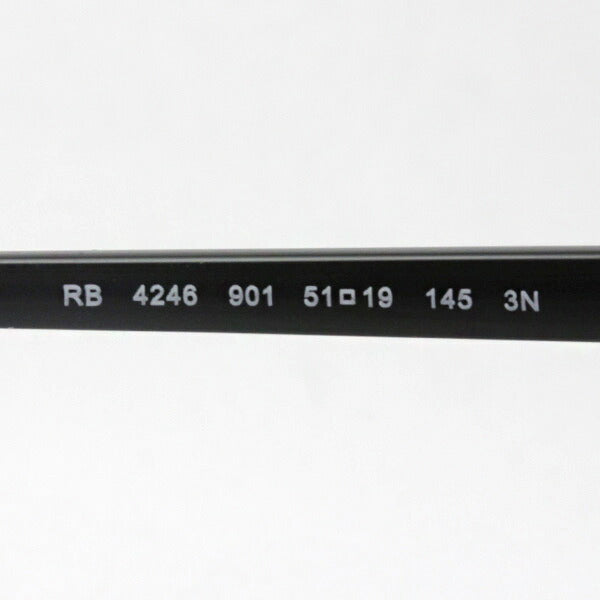 レイバン Ray-Ban サングラス RB4246F 901 ブラック レイバン サングラス Ray-Ban RB4246 901 RB4246F 901 クラブ